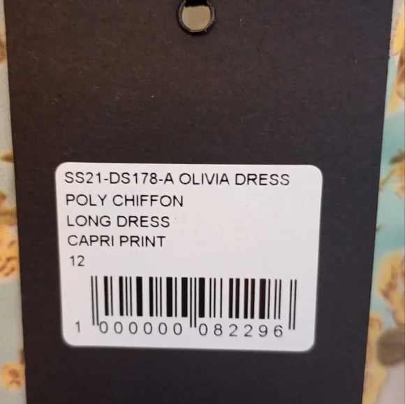 SALE NWT De La Vali Sheer Dress - Picture 7 of 13